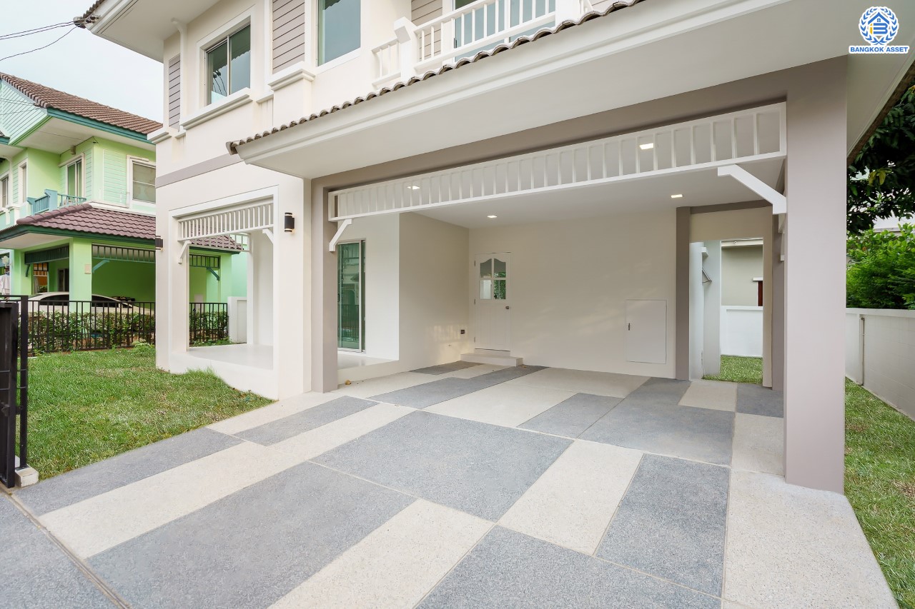 บ้านมือสองตกแต่งใหม่ แบรนด์ L&H ม.พฤกษ์ลดา ติวานนท์-ราชพฤกษ์ เนื้อที่ 52.6 ตร.ว. ฟังก์ชัน 3 ห้องนอน 2 ห้องน้ำ จอดรถได้ 2 คัน บนทำเลติดใหญ่ ถนน 345 ต่อเนื่อง ถ.ราชพฤกษ์ เชื่อมต่อหลายเส้นทาง ใกล้ทางด่วน "ศรีสมาน"